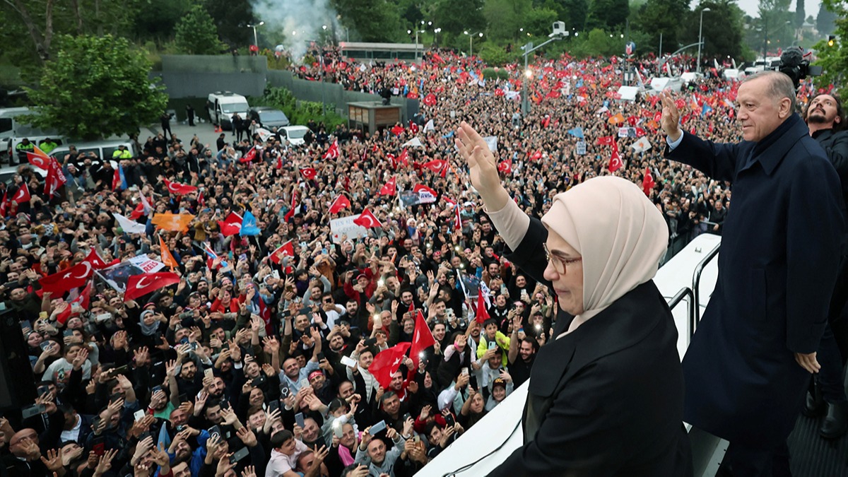 Emine Erdoan'dan zafer sonras ilk mesaj: Teekkrler Trkiye