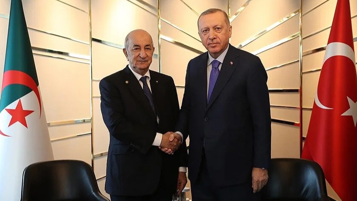 Cezayir Cumhurbakan Tebbun, Bakan Erdoan' arayarak tebrik etti