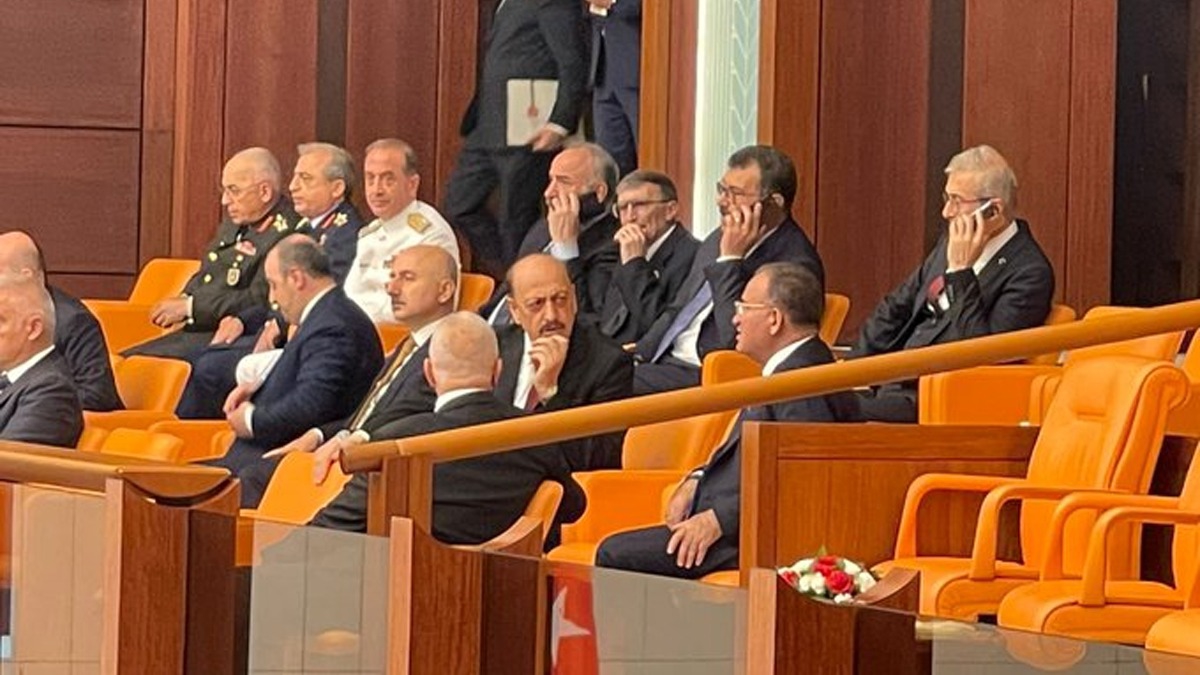 Cumhurbakan Erdoan'n TBMM'deki yemin treninde srpriz isim