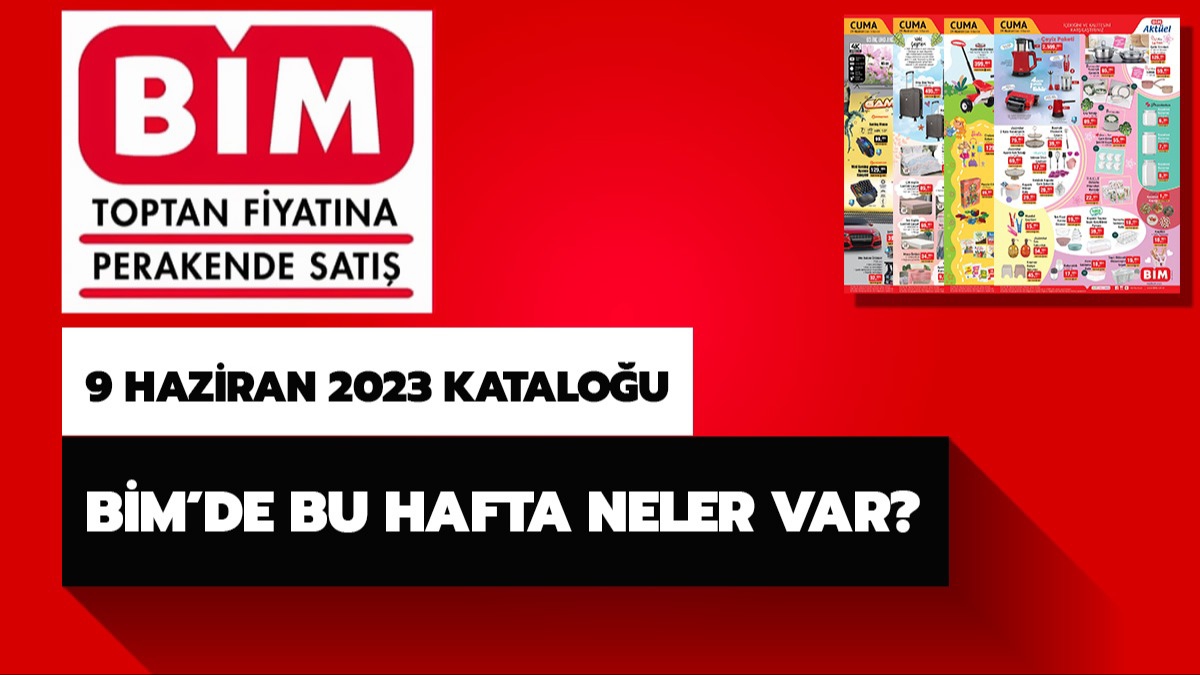 BM'de bu hafta neler var? BM 9 Haziran 2023 aktel rnler katalou