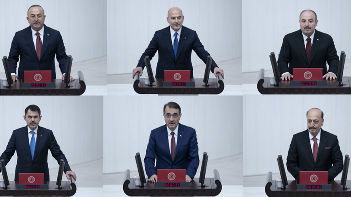 Milletvekili seilen eski bakanlar TBMM'de yemin etti