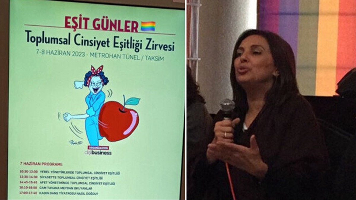 BB destekli etkinlikte LGBT destekileri boy gsteriyor
