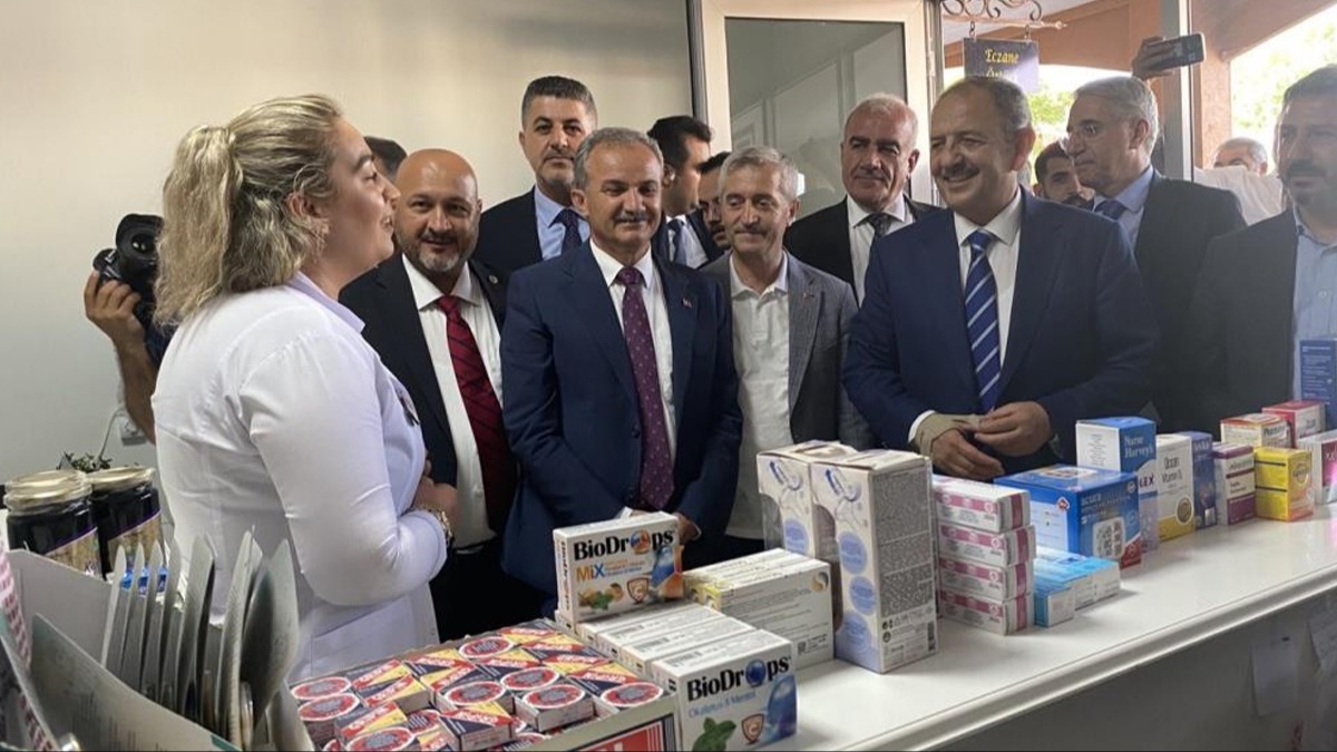 Bakan zhaseki, Adyaman'da konteyner ar esnafn ziyaret etti