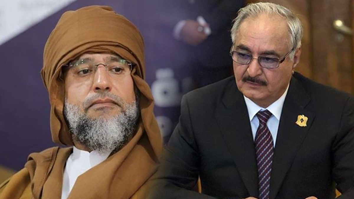 Libya'da yeni dnem! Darbeci Hafter ile Kaddafi saf d kalyor