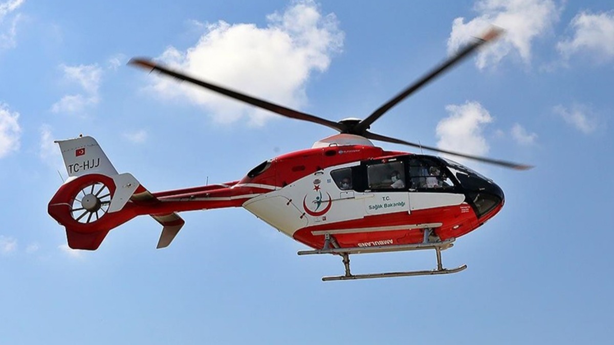 5 ayda bin 401 hasta hava ambulanslaryla hastanelere tand 