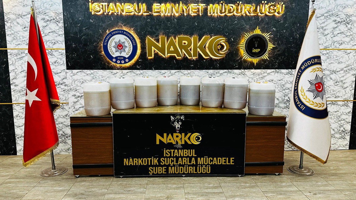 Bakan Yerlikaya: stanbul'da 530 kilo metamfetamin ele geirildi
