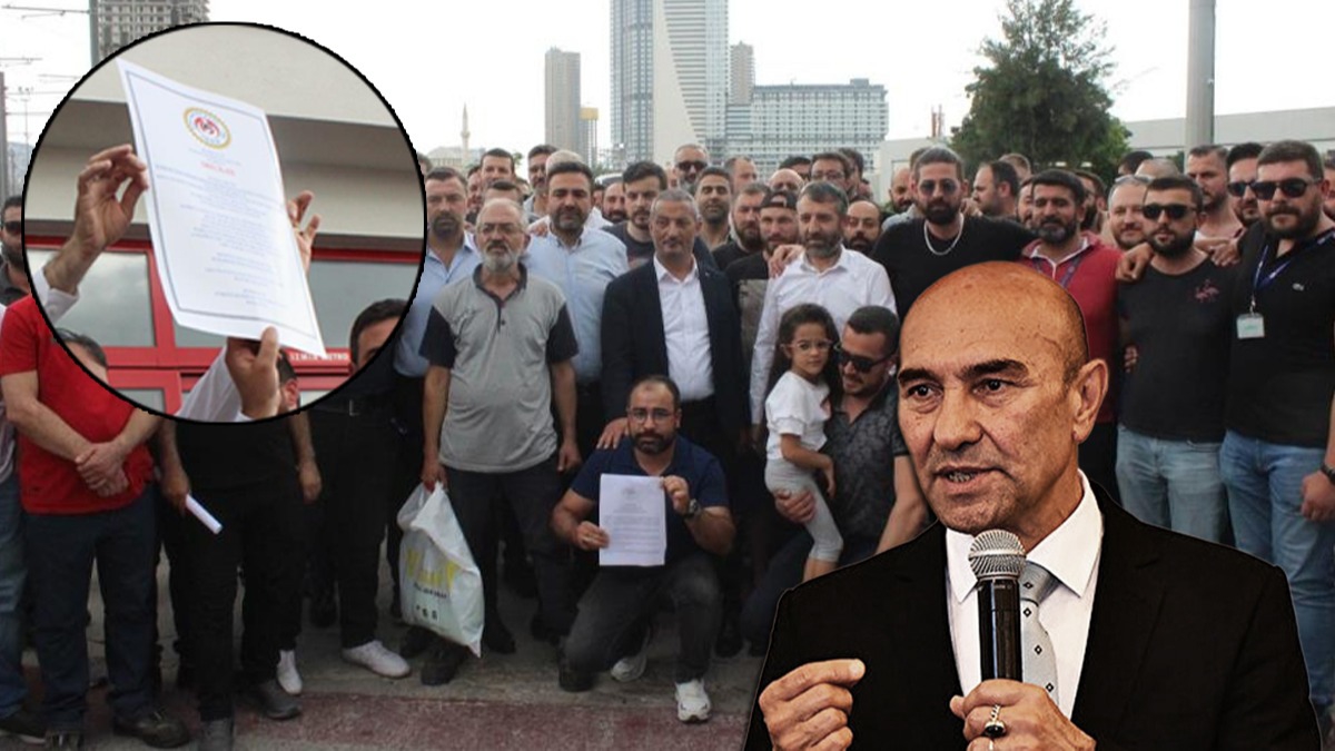 iler Tun Soyer'e bakaldrd: zmir'de metro ve tramvayda alter iner