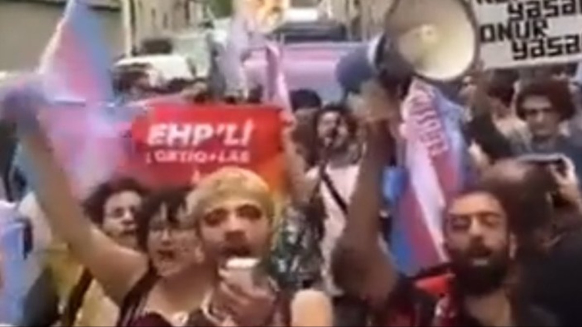 LGBT terr destekilerinden alak provokasyon! Geit verilmedi