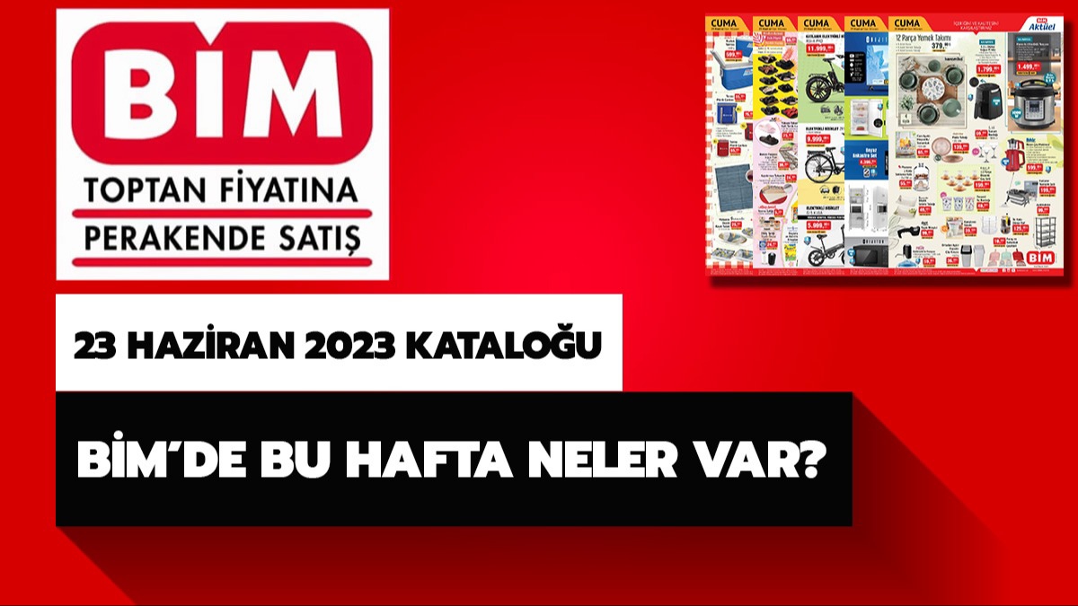 BM 23 Haziran 2023 aktel rnler katalou! BM'de bu cuma neler var?