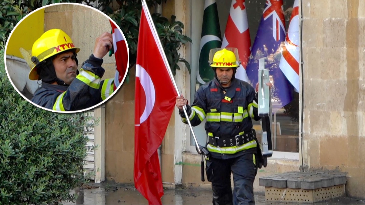 Karde lkede gururlandran grnt! Trk bayran son anda kurtard