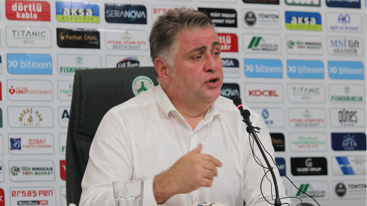 Giresunspor Bakan Nahid Yamak: Sper Lig'e geri dneceiz
