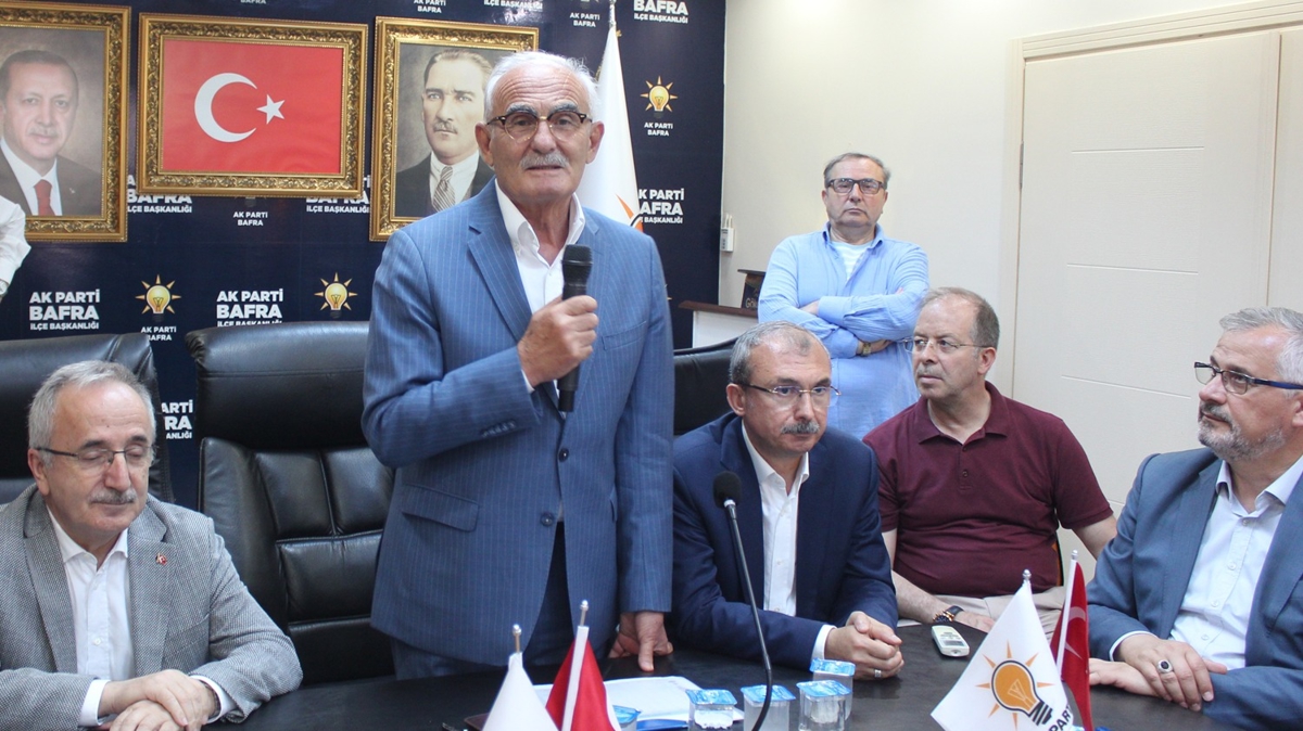 AK Parti Genel Bakan Yardmcs Ylmaz, Samsun'da bayramlama programna katld 