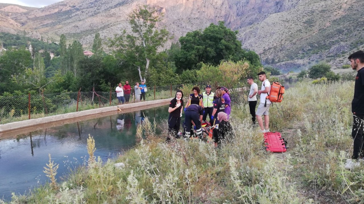 Konya'da su kanalnda 2 kii bouldu 