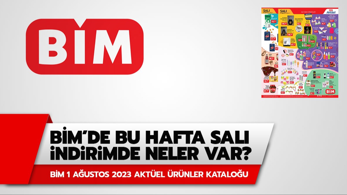 BM 1 Austos 2023 aktel rnler raflarda! BM'de bu hafta Sal neler var?
