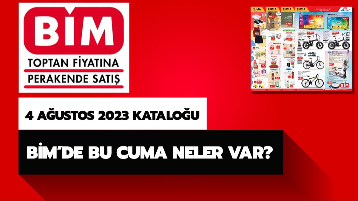 BM 4 Austos 2023 aktel rnler katalou! BM'de bu hafta cuma neler var?