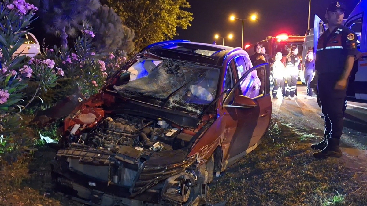 Samsun'da otomobil kamyonete arpt: 1 yaral