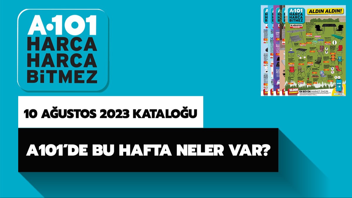 A101'de bu hafta neler var? A101 10 Austos 2023 aktel rnler satta!