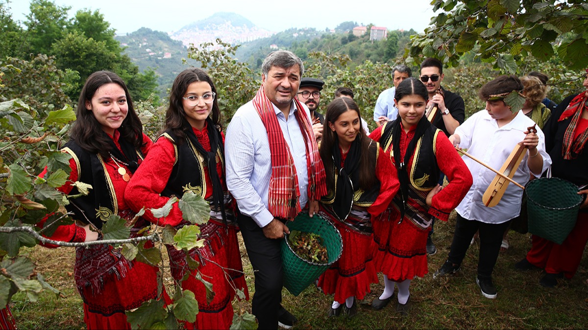 Bakan Erdoan fndk fiyatlarn aklamt...  Giresun'da ''Hasat enlii'' balad