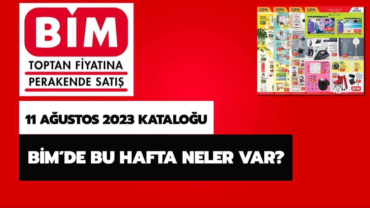 BM'de bu hafta cuma neler var? BM 11 Austos 2023 aktel rnler katalou