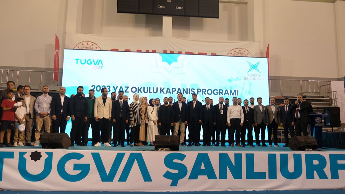 TÜGVA 6000 yaz okulu öğrencisiyle Şanlıurfa'da görkemli bir kapanış töreni yaptı
