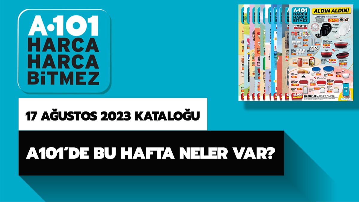 A101 17 Temmuz 2023 aktel rnler katalou! A101'de bu hafta neler var?