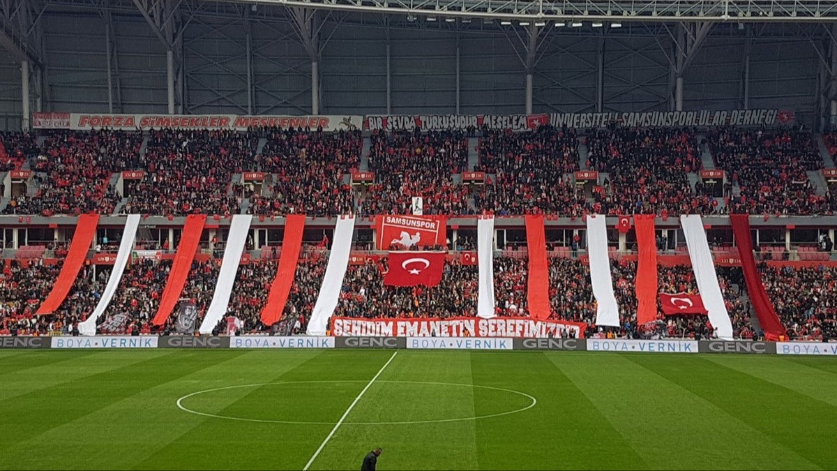 Samsunspor taraftarndan Fenerbahe mana youn talep