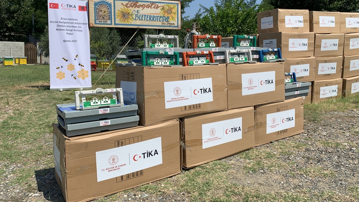 Arnavutluk'taki arclara destek TKA'dan