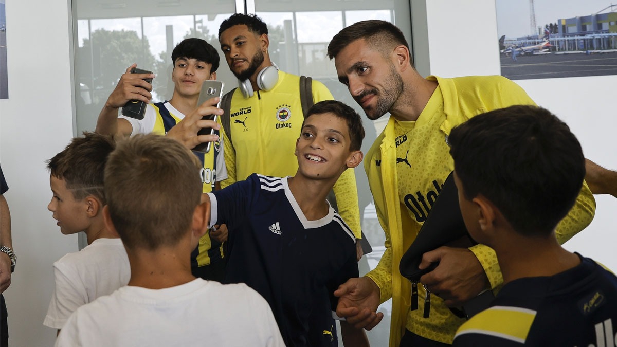 Fenerbahçe kafilesi Slovenya'ya ulaştı