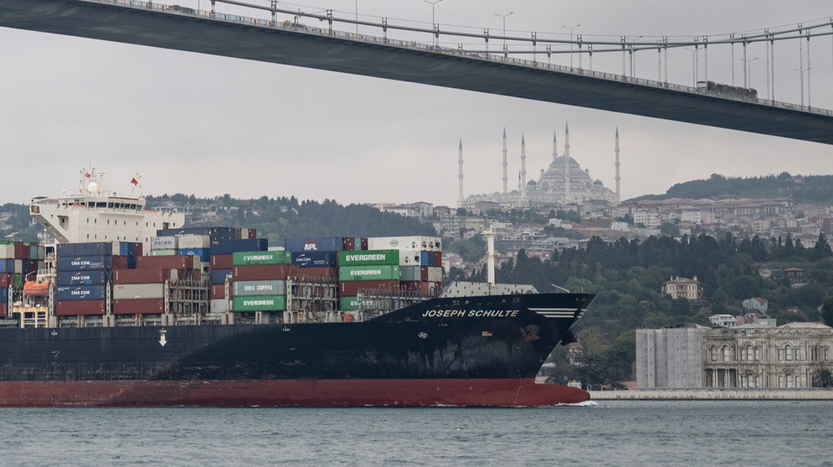 Odessa Liman'ndan ayrlan gemi stanbul Boaz'nda