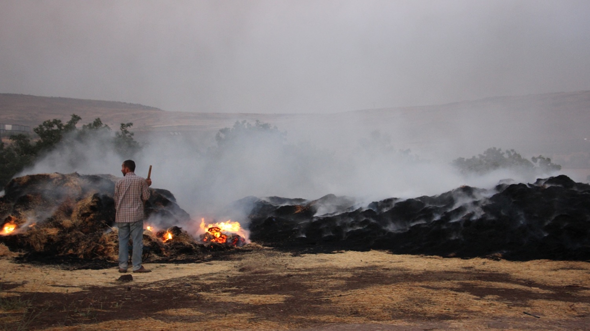 Kilis'te ormanlk alanda kan yangn sndrld