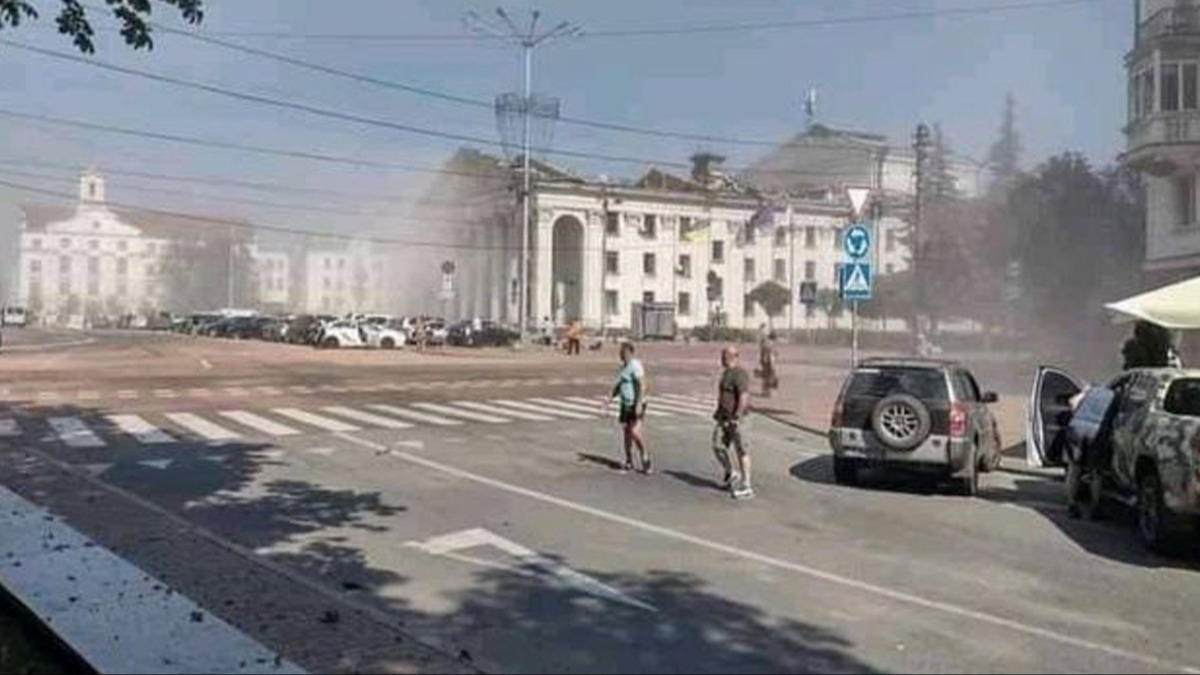 Rusya'dan Ukrayna'ya fze saldrs: 7 l ok sayda yaral