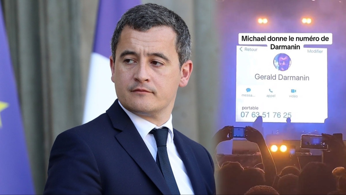 Fransz komedyen Fransa ileri Bakan Darmanin'in telefon numarasn herkes ak bir ekilde paylat