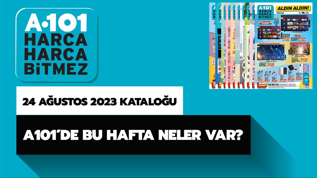 A101'de bu hafta neler var? A101 24 Austos 2023 aktel rnler katalou