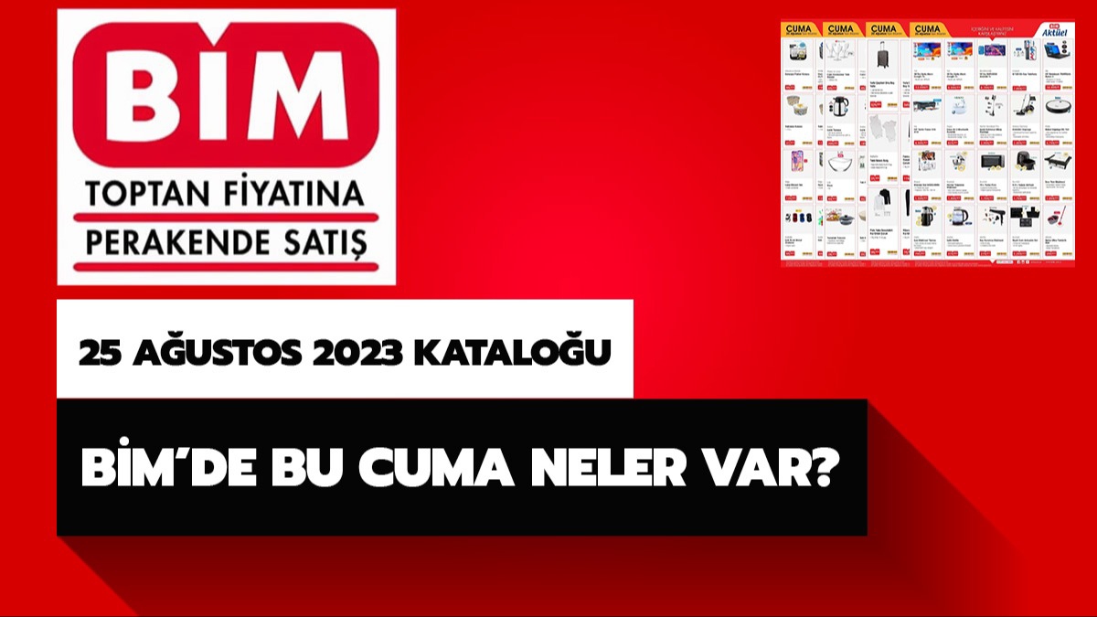 BM'de bu hafta cuma neler var? BM 25 Austos 2023 aktel rnler katalou