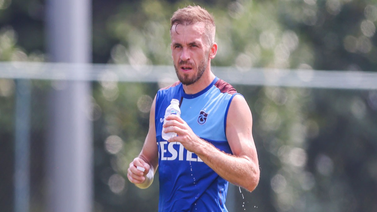 Trabzonspor'a mjde! Edin Visca'nn sahalara dn tarihi belli oldu