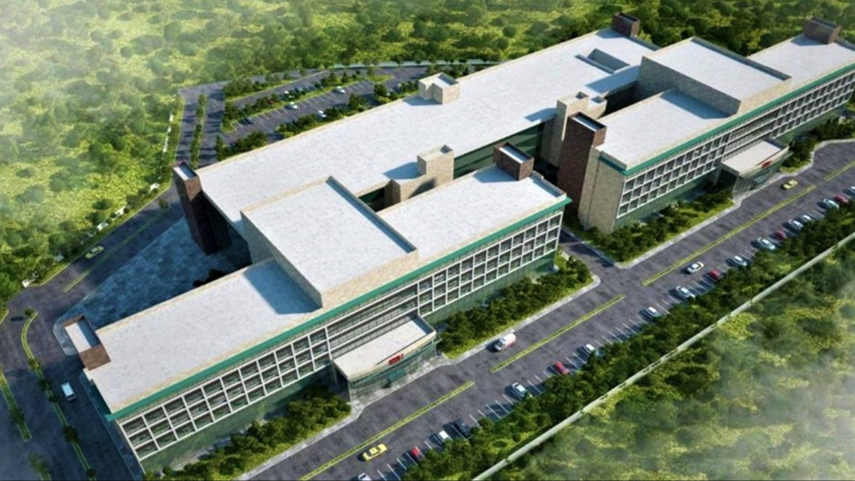 400 yatakl devlet hastanesinin ina almalar aralksz sryor