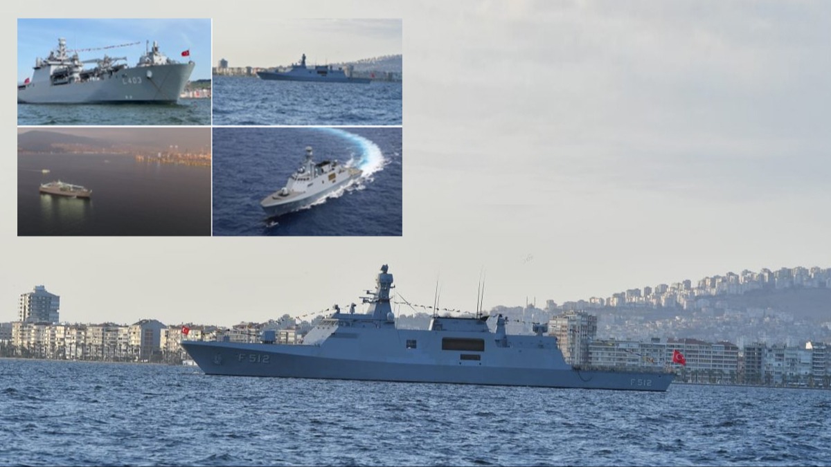 zmir Valilii duyurdu: TCG Sancaktar, TCG Bykada ve TCG Umut ziyarete alacak