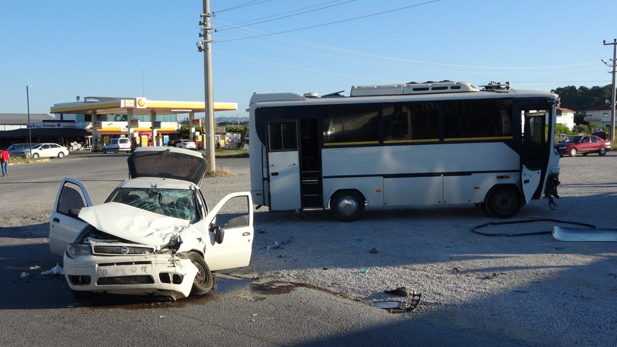 Yol ayn kazalar farkl! 2 ayda yaplan drt kazada toplam 7 yaral