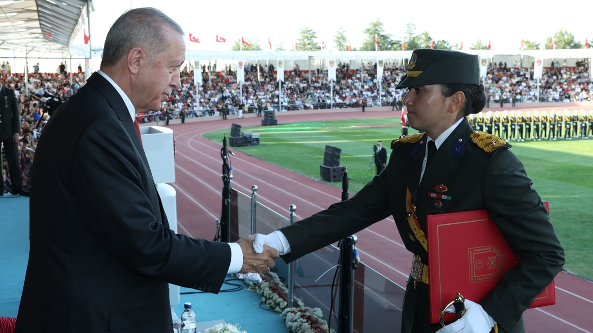 MS Kara Harp Okulu Diploma Alma ve Sancak Devir Teslim Treni yapld