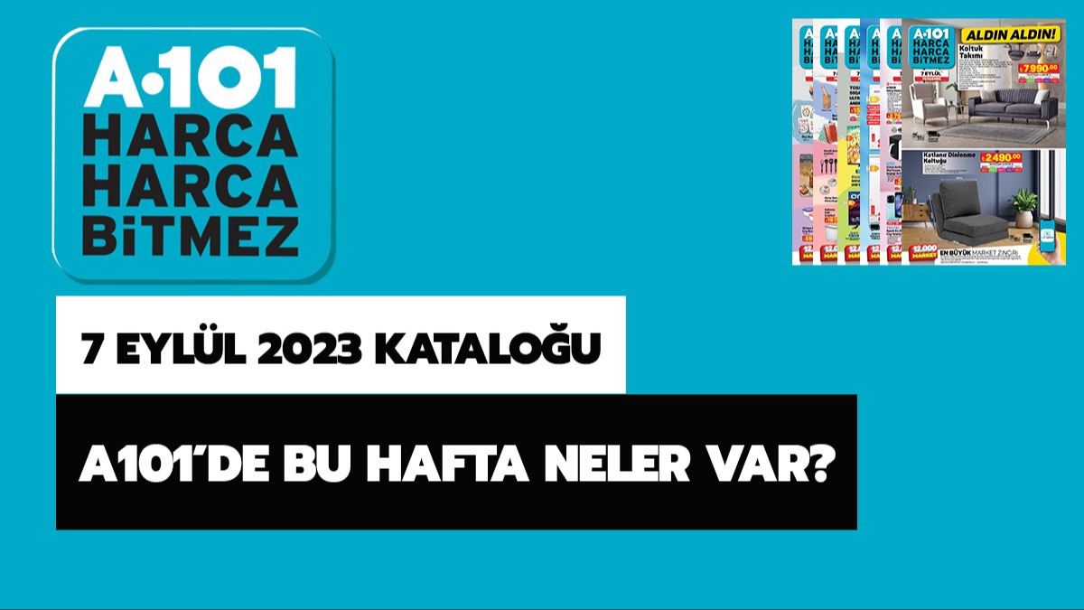 A101 7 Eyll 2023 aktel rnler raflarda! A101'de bu hafta neler var?