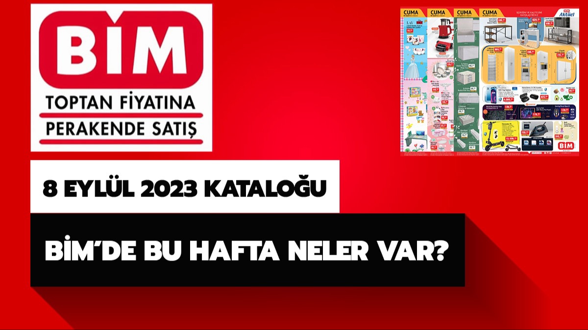 BM 8 Eyll 2023 aktel rnler katalou! BM'de bu hafta cuma neler var?