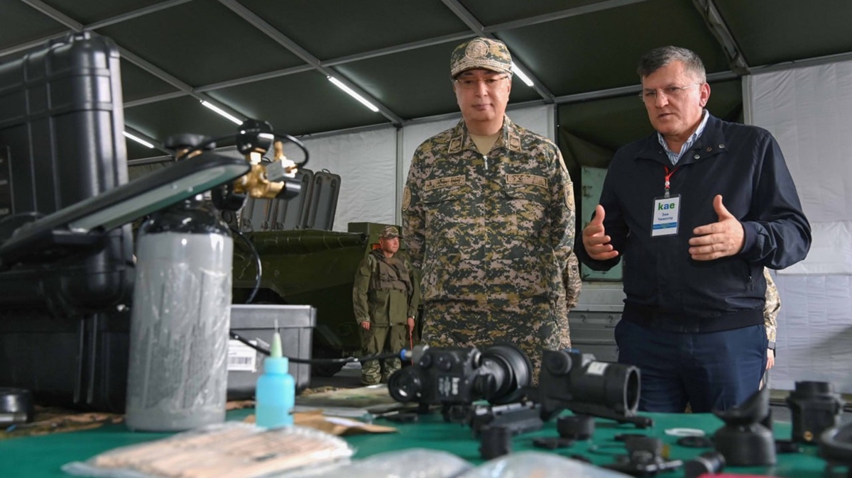 Tokayev'e, Trk savunma sanayi rnleri tantld 