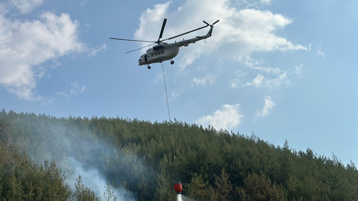 Osmaniye'deki orman yang�n� kontrol alt�nda