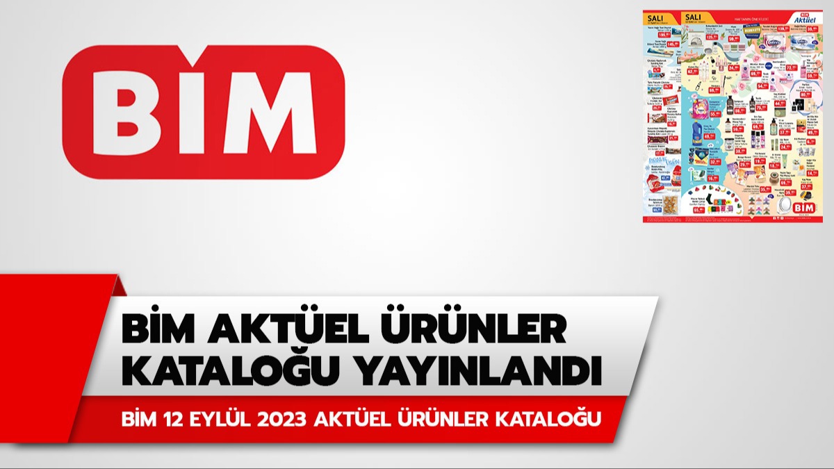 BM'de bu hafta sal neler var? BM 12 Eyll 2023 aktel rnler katalou