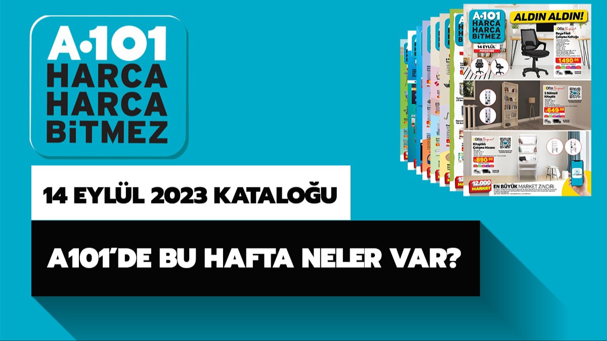 A101'de bu hafta neler var? A101 14 Eyll 2023 aktel rnler raflarda!