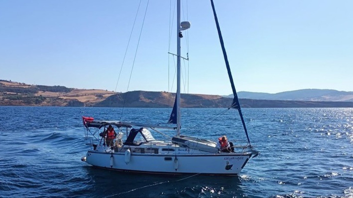 anakkale Boaz'nda srklenen tekne kurtarld