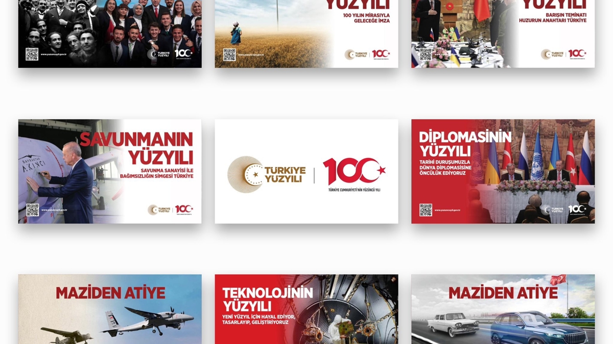 Cumhuriyetin 100'nc ylna zel zaman izelgeli internet sitesi