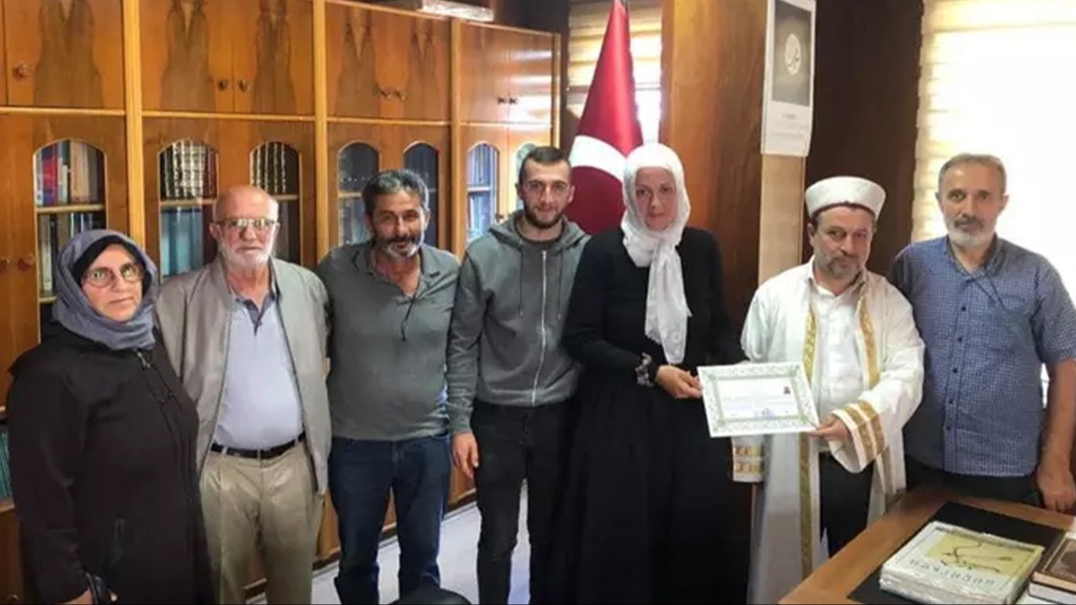Fransz kadn Trabzon'da Mslman oldu