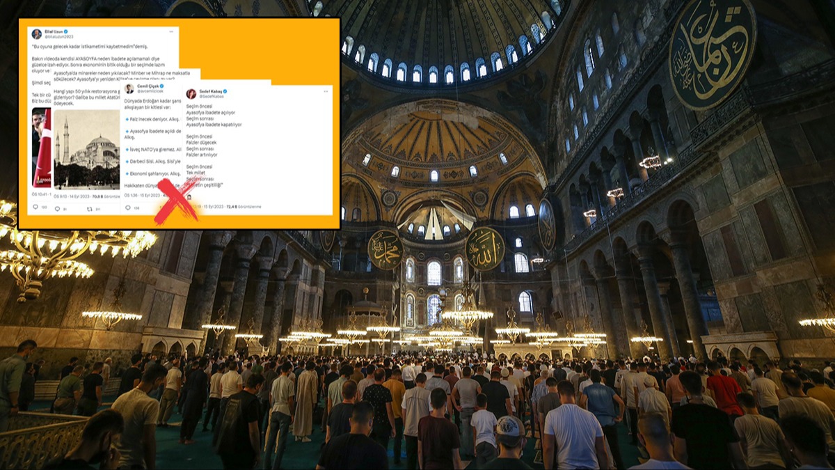 Ayasofya-i Kebir Camii'nin restorasyonuyla ilgili iddialara yalanlama