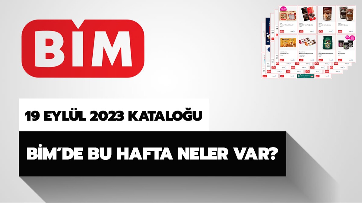 BM'de bu hafta sal neler var? BM 19 Eyll 2023 aktel rnler katalou